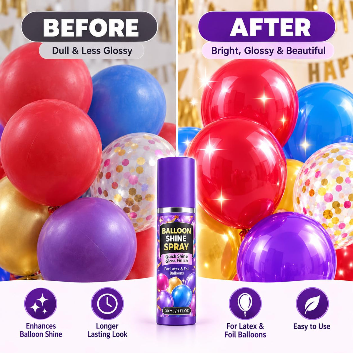 Balloon Shine Spray 3 Pack H980186