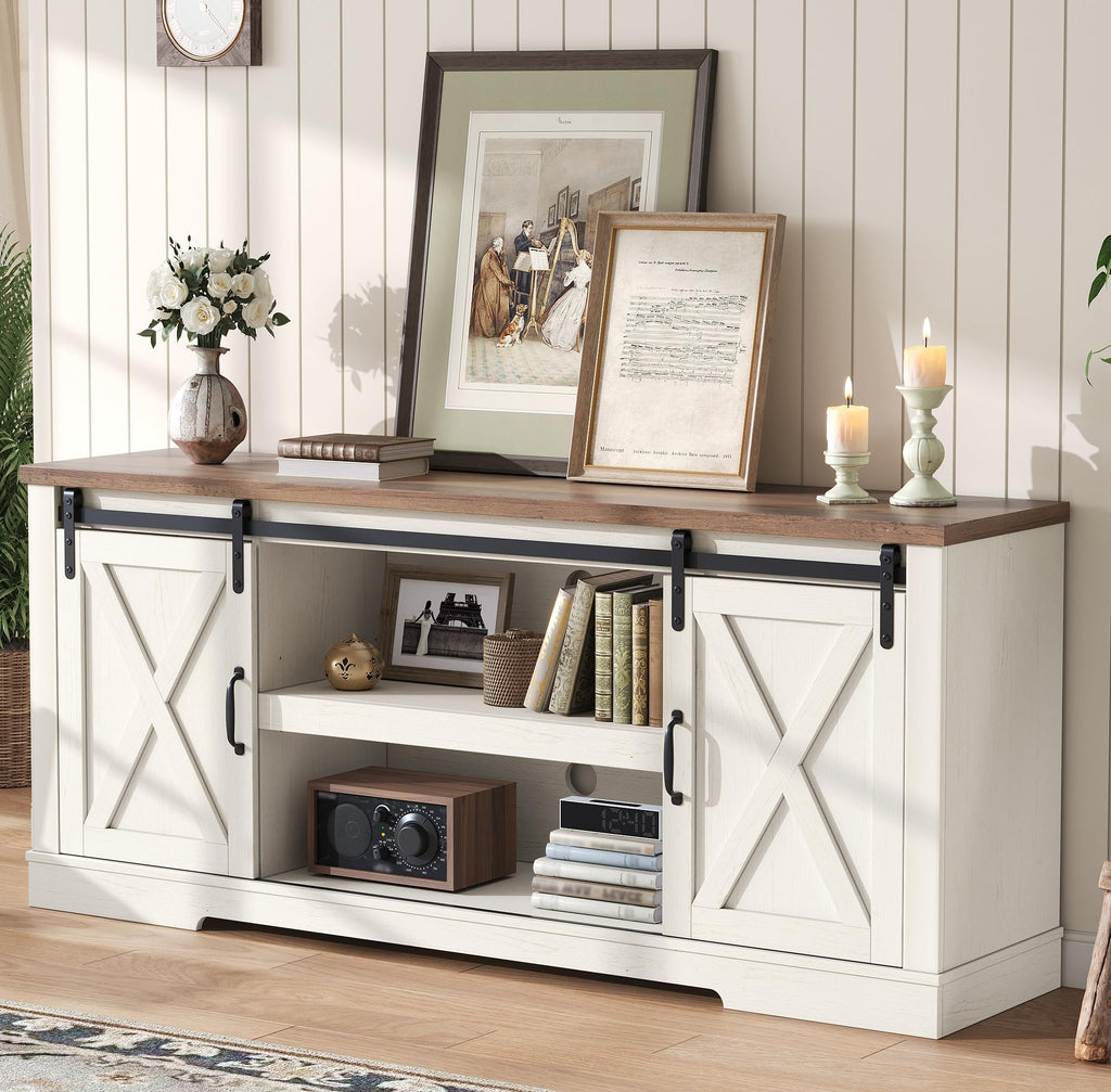 White TV Stand L1971