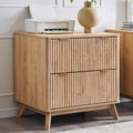 31.8-Inch Fluted 2 Drawer Lateral File Cabinet V192394