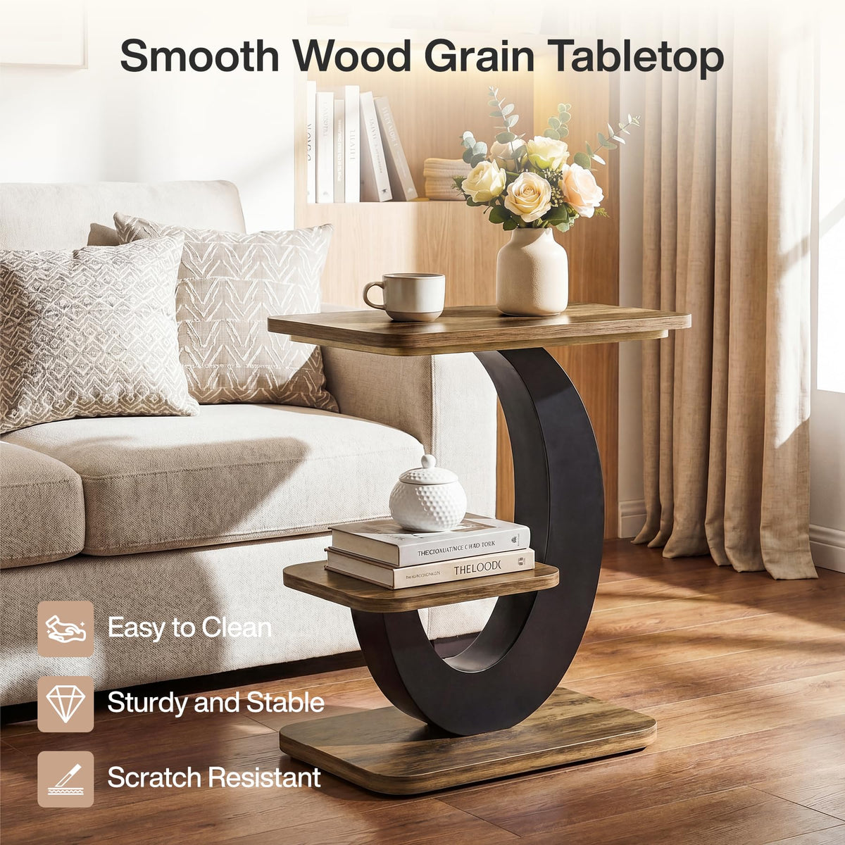 2-Tier Narrow Side Table M8982