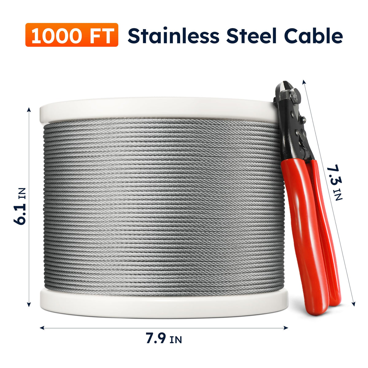 1/8" T316 Stainless Steel Cable K108432
