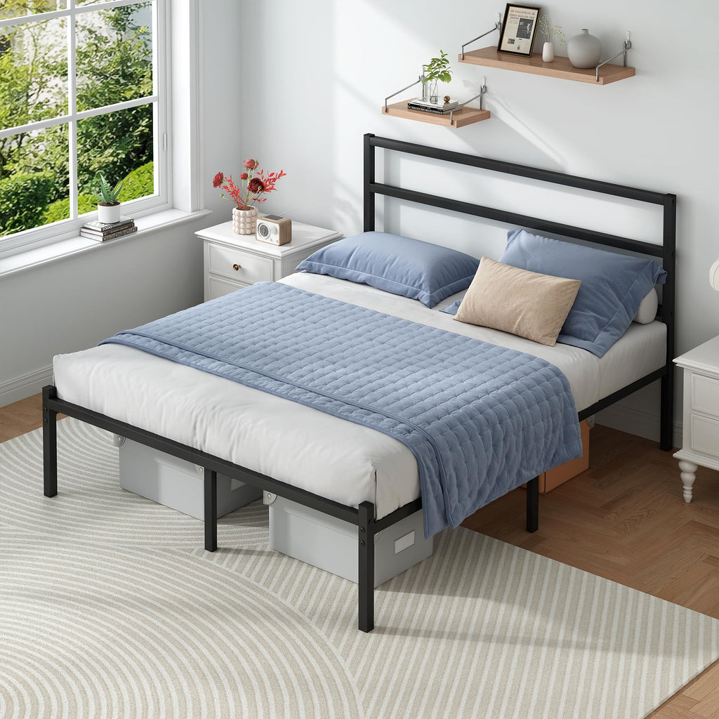 Black Full Size Bed Frame O4350