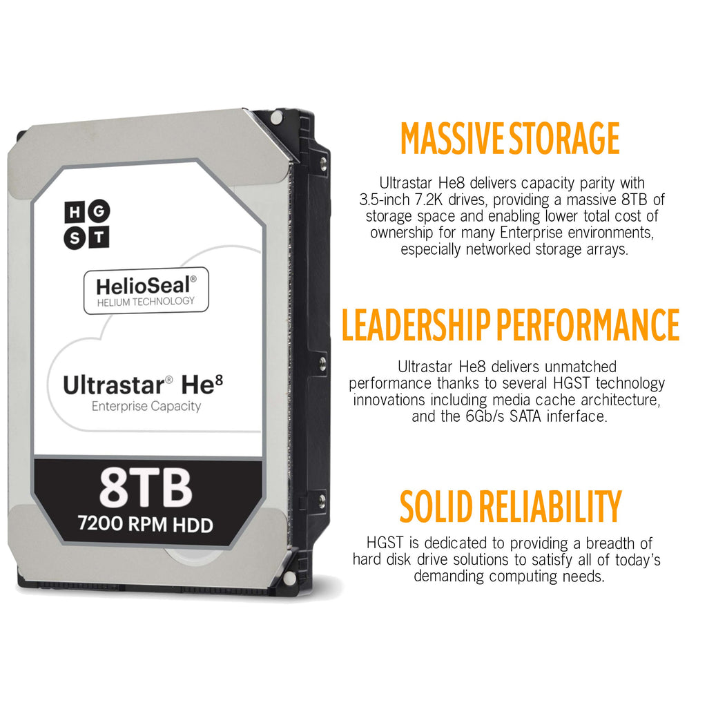8TB 7200 RPM SATA 3.5in HDD L522