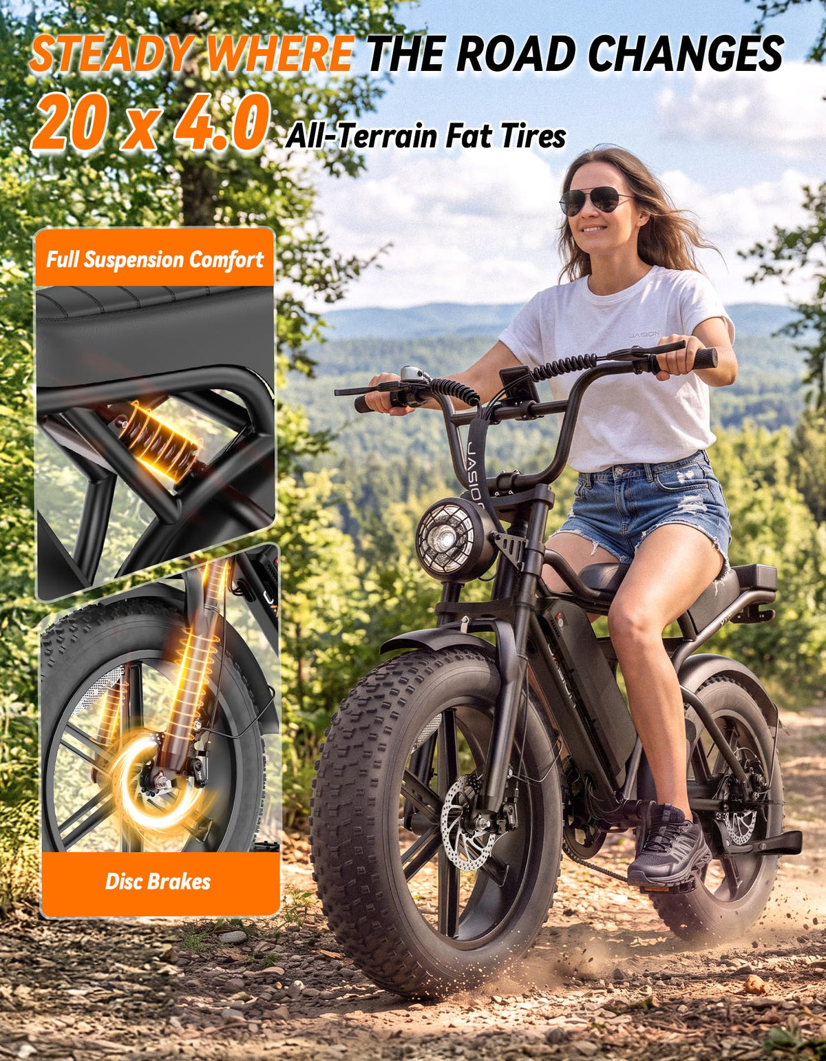 Electric Bike, 2000W Peak, Fat Tire V272314