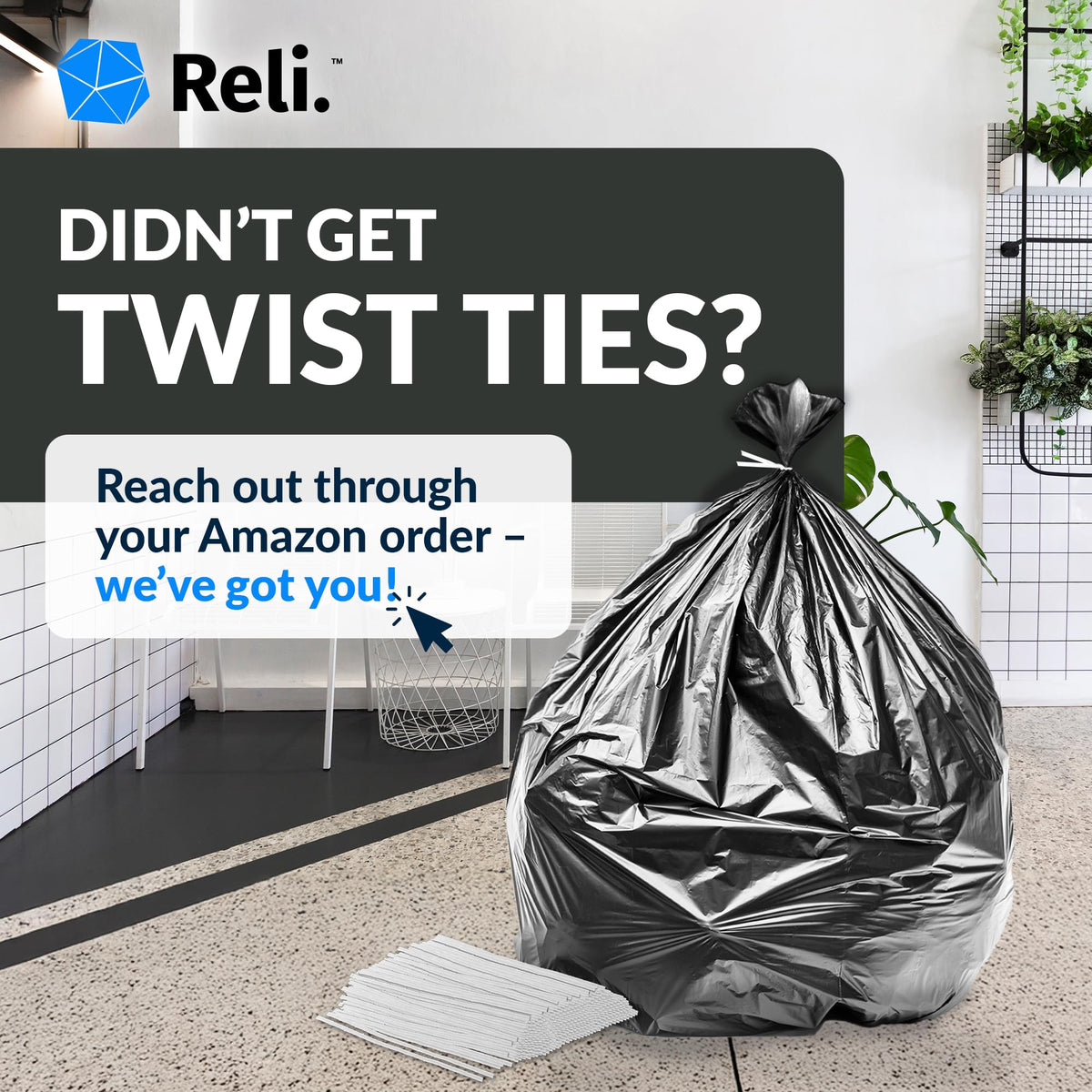 40 to 45 Gallon Heavy Duty Trash Bags E924
