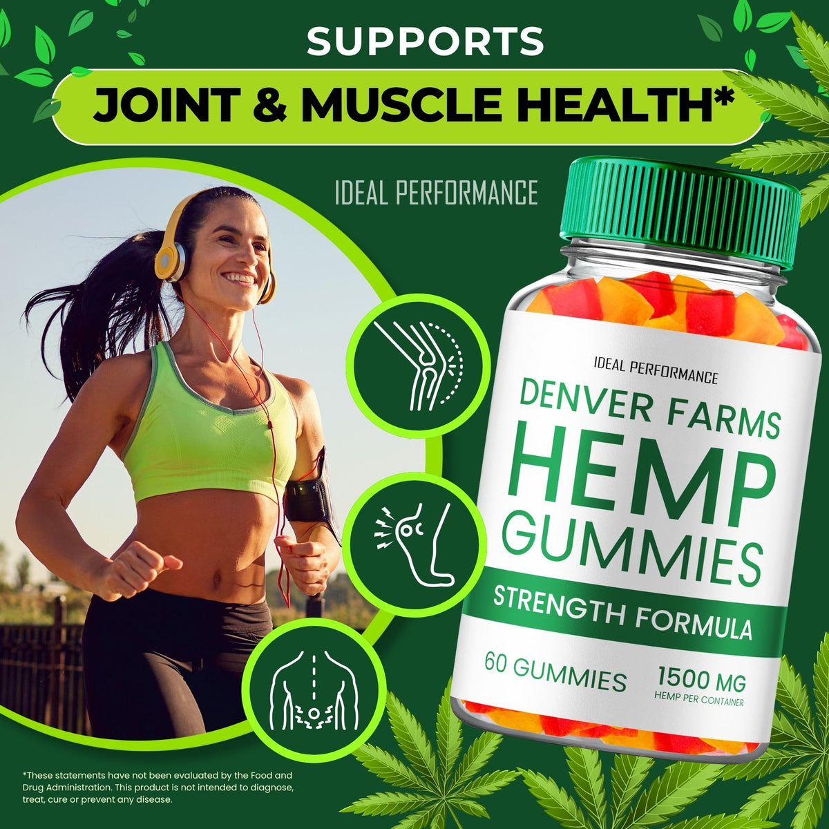 Maximum Strength All Natural Hemp Gummies 3 Pack U10346