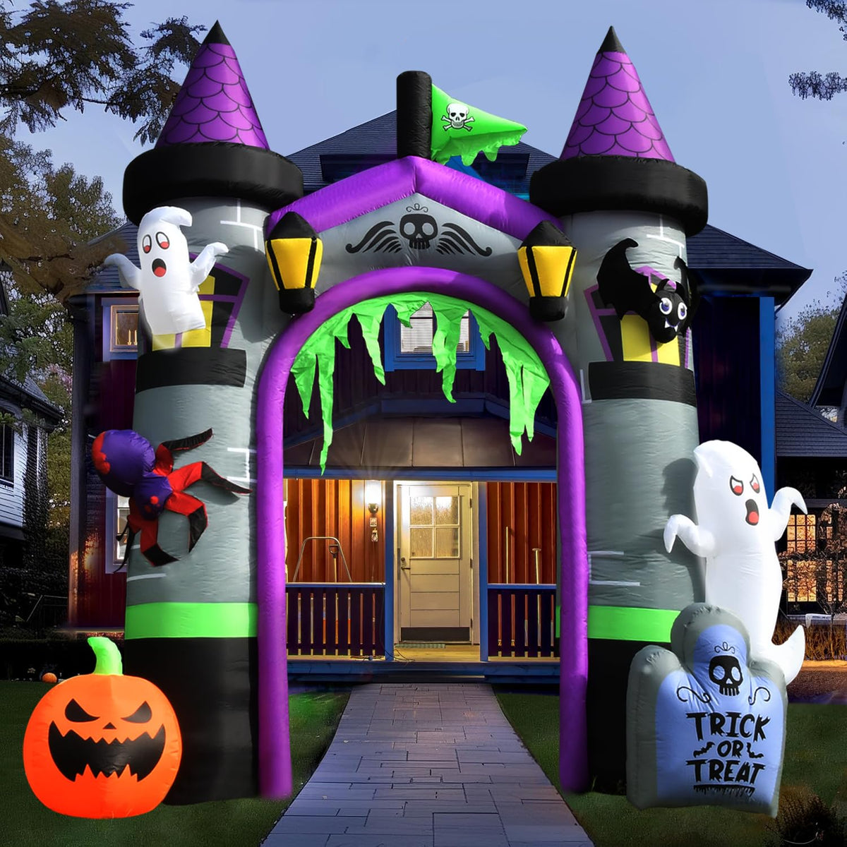 12.5 FT Inflatable Halloween Archway M5949