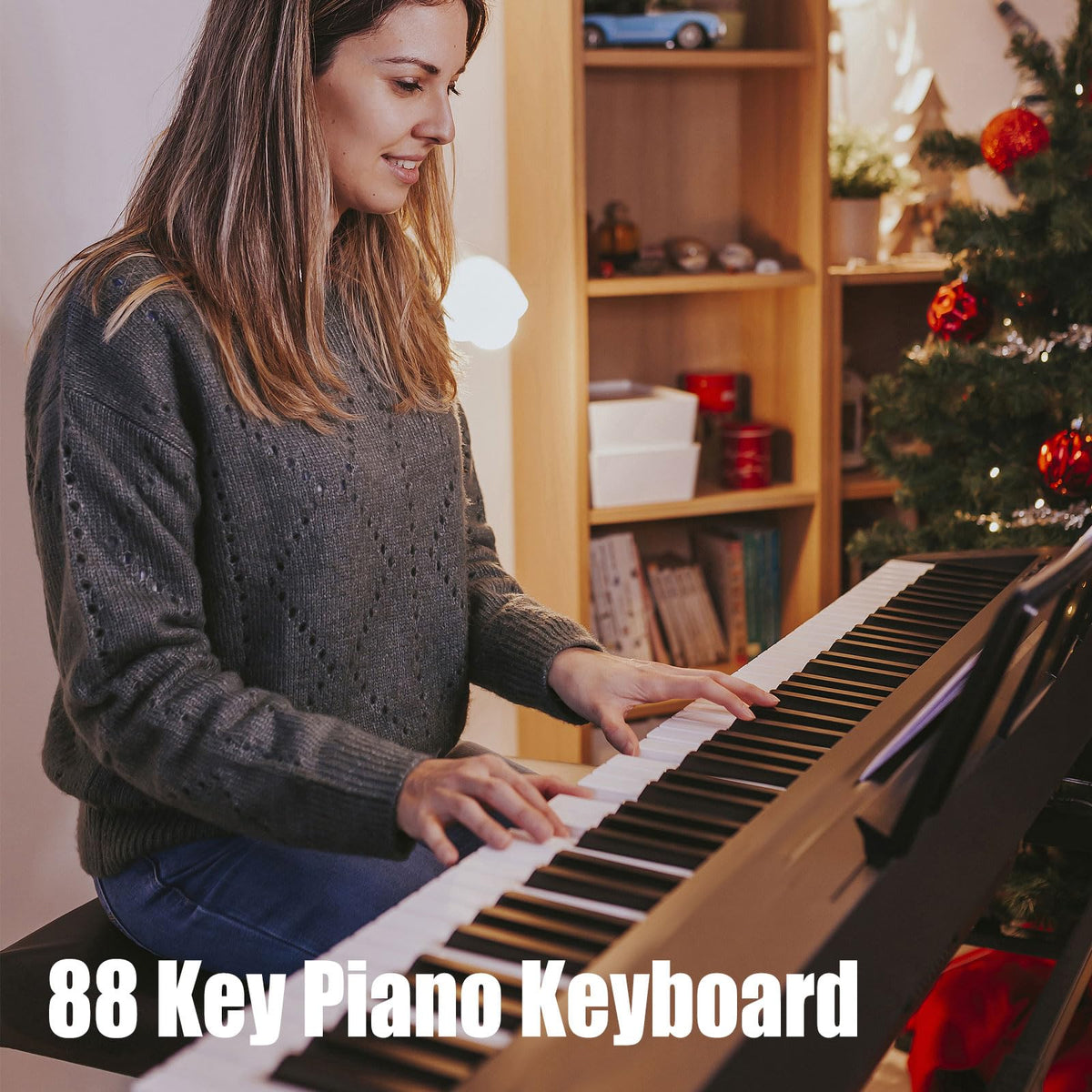 88 Key Electric Digital Piano with Semi Weighted Keys R94316