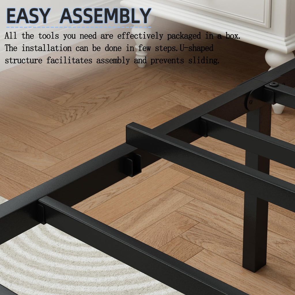 Black Full Size Bed Frame O4350