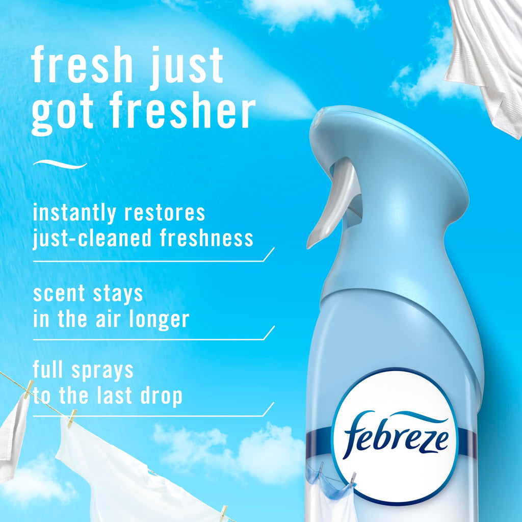 Air Freshener Spray Linen & Sky Scent 8.1oz Pack of 2 A97383