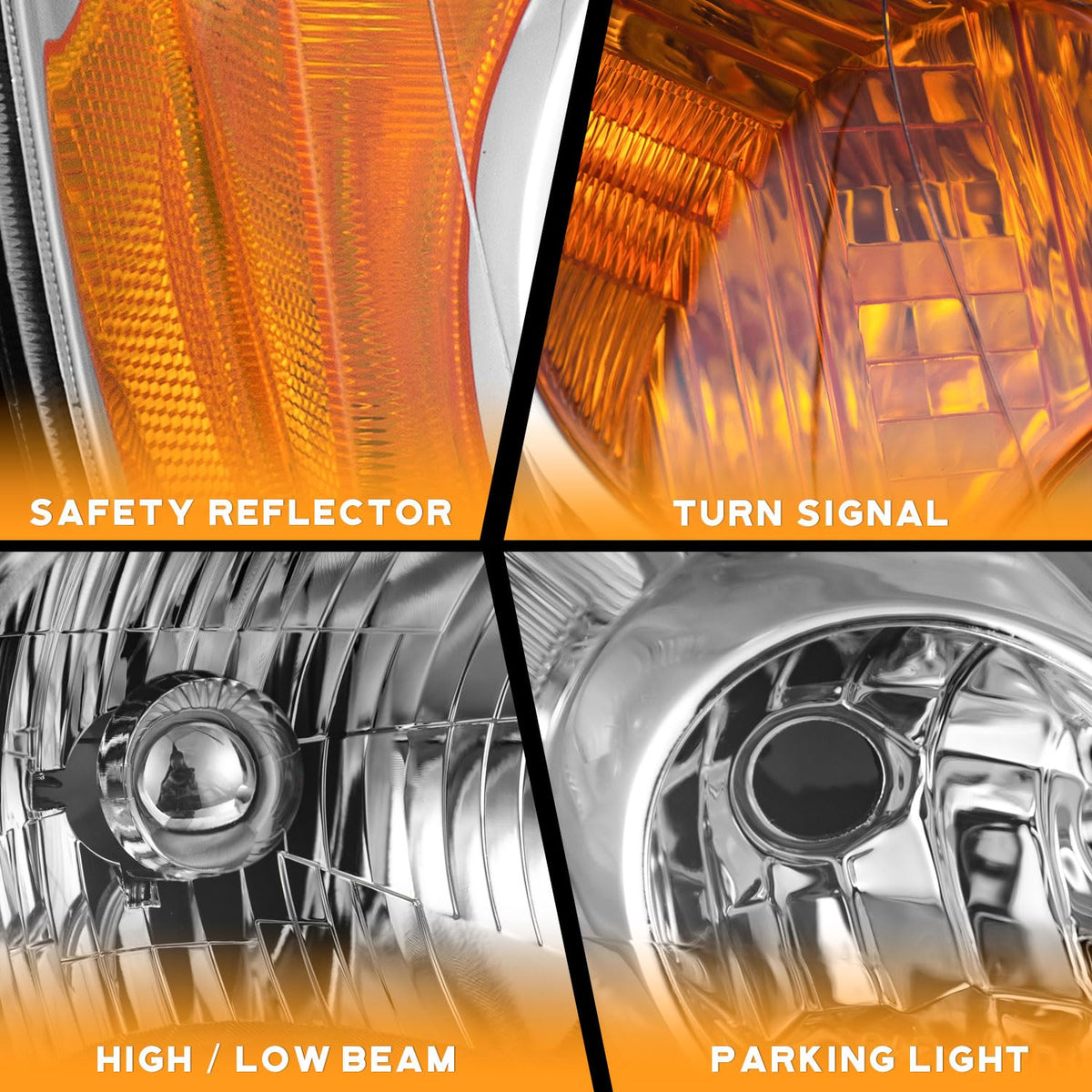 Halogen Headlights Assembly O2528
