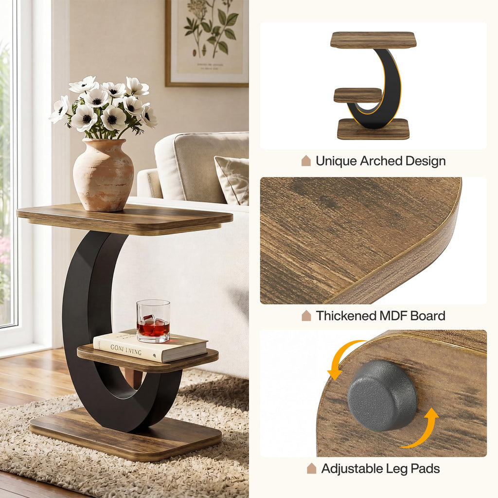 2-Tier Narrow Side Table M8982
