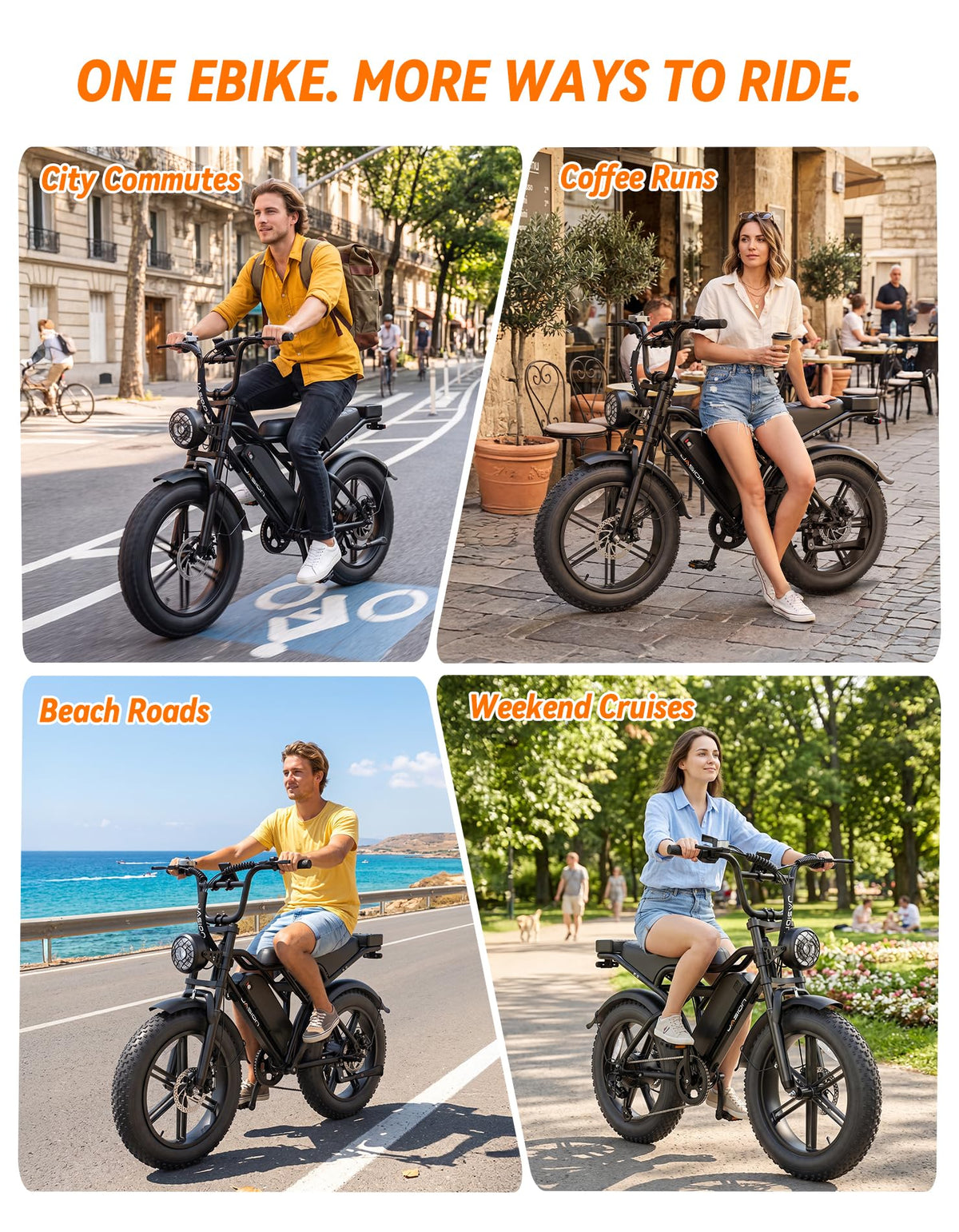 Electric Bike, 2000W Peak, Fat Tire V272314