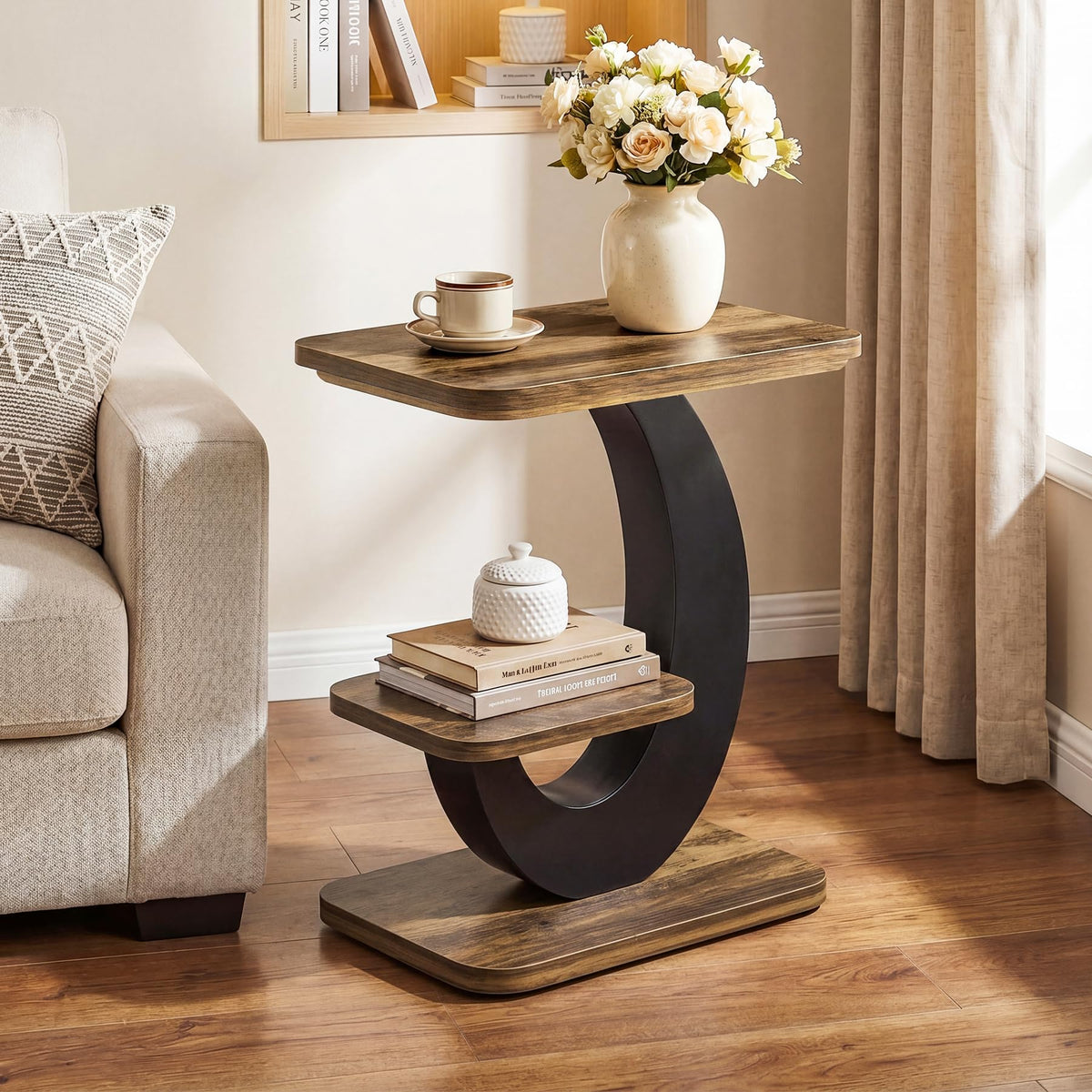2-Tier Narrow Side Table M8982
