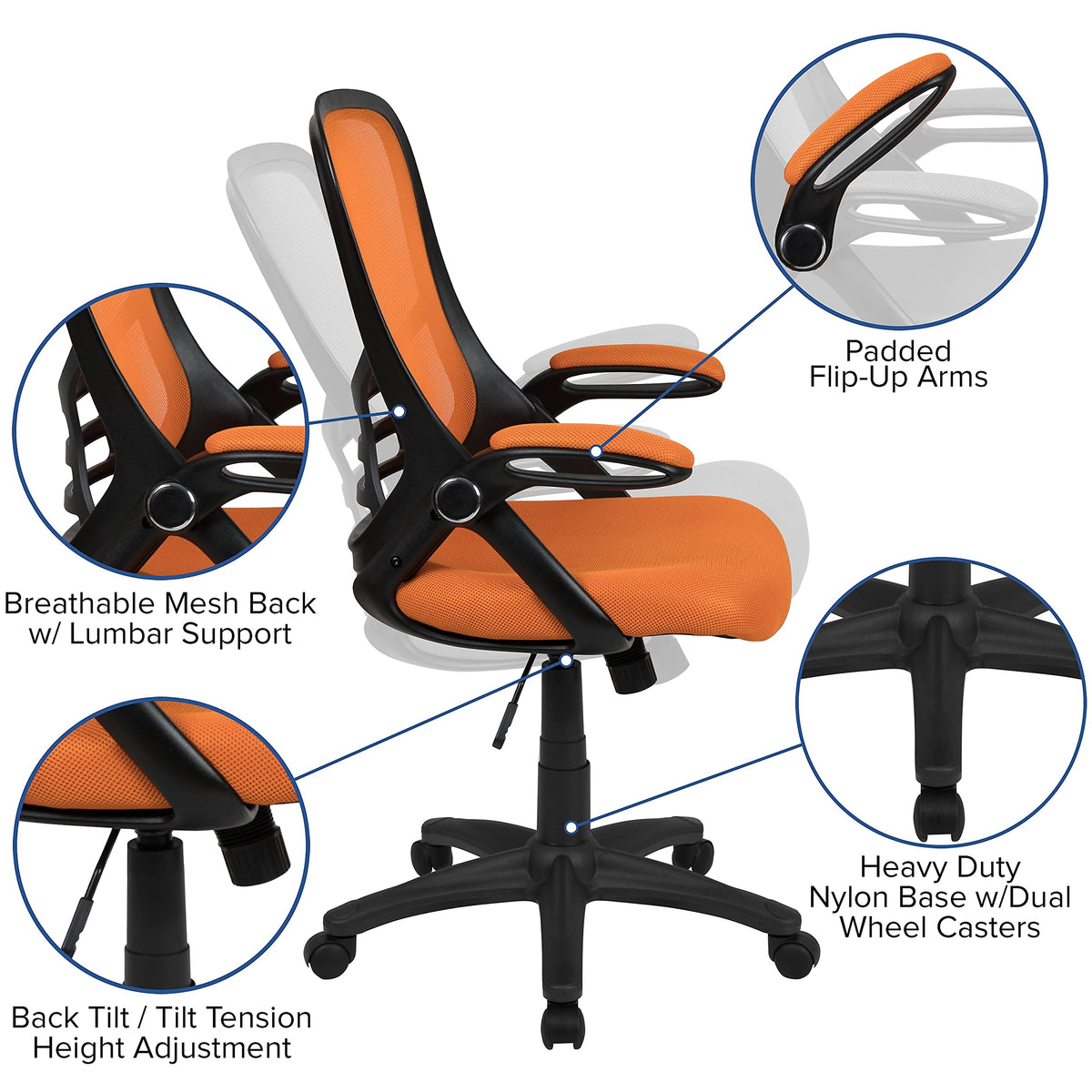 High Back Mesh Executive Office Chair C4850