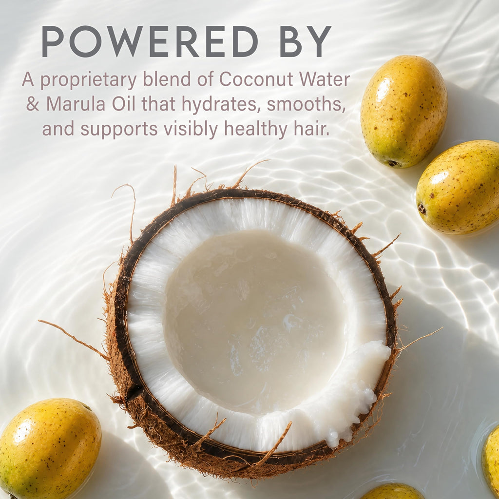 Coconut Water Based Moisturizing Hair Shampoo & Conditioner Set M912376