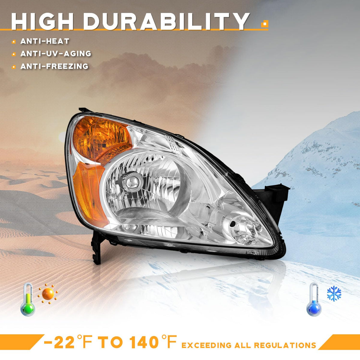 Halogen Headlights Assembly O2528