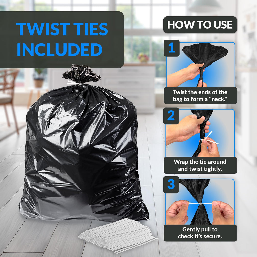 40 to 45 Gallon Heavy Duty Trash Bags E924