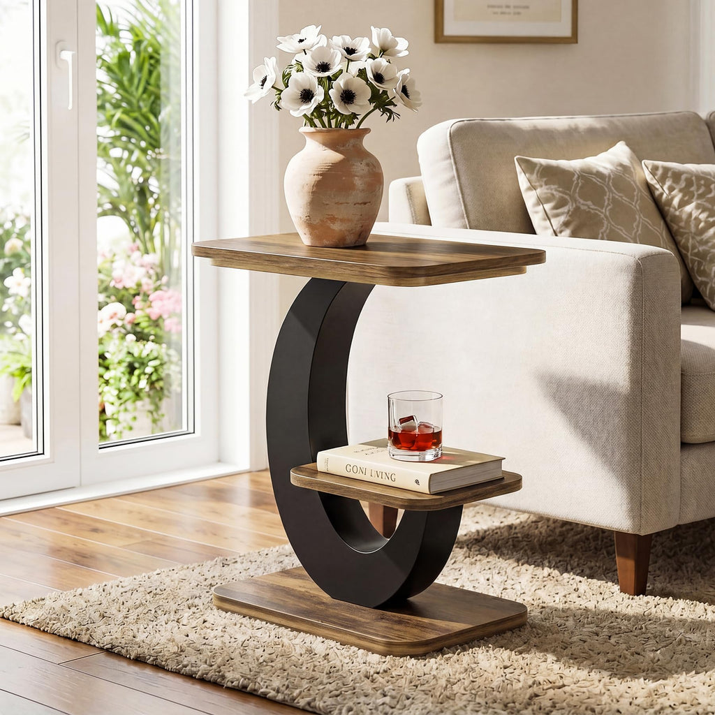 2-Tier Narrow Side Table M8982