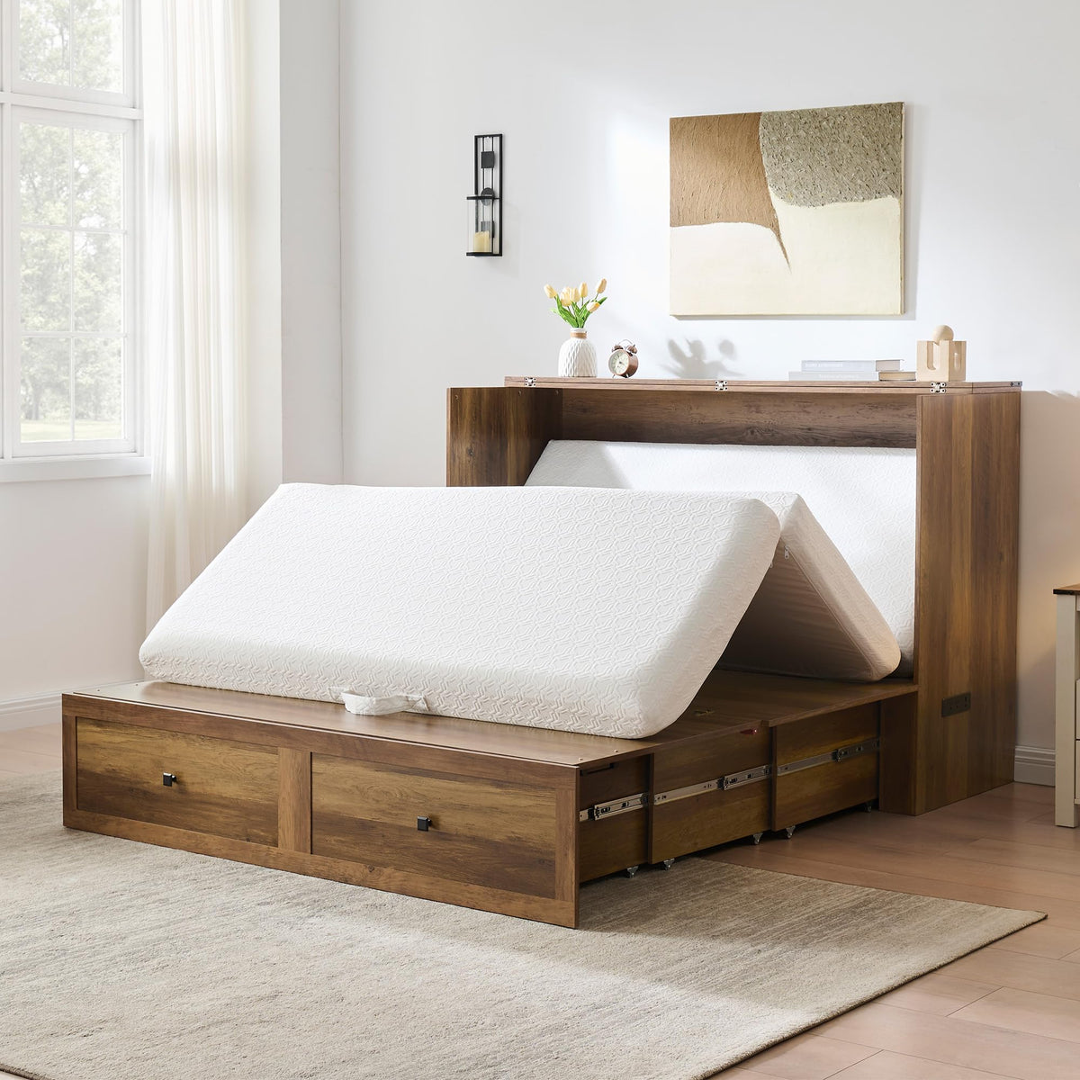 Queen Tri-Fold Memory Foam Mattress X403