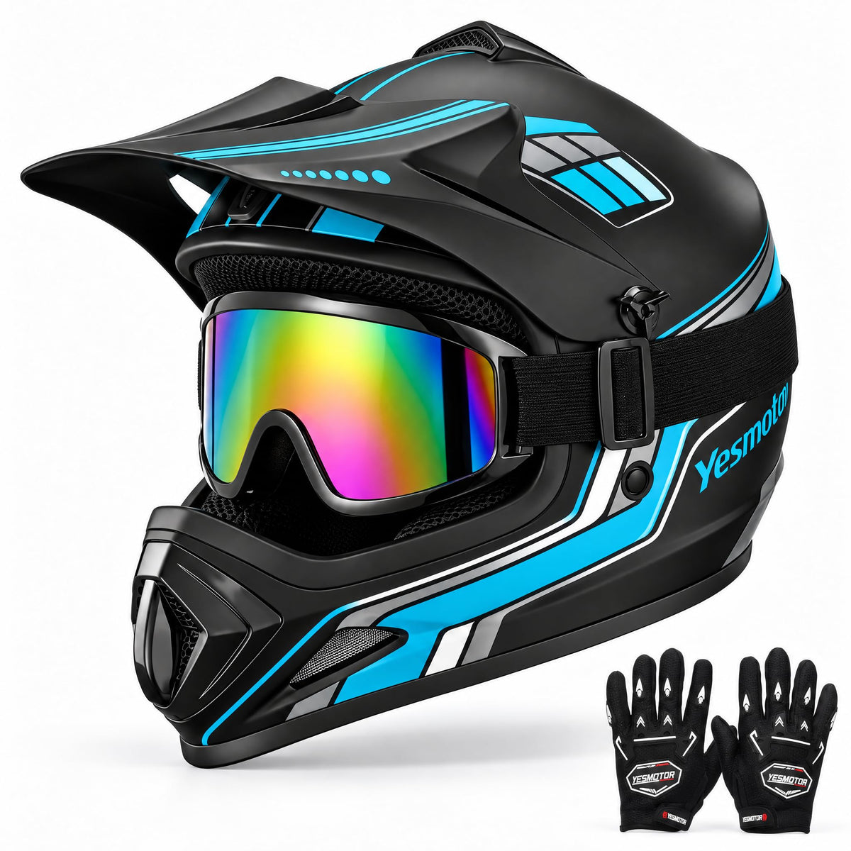 Youth Dirt Bike Full Face Helmet I461