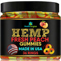 Hemp Gummies Peach Rings R825