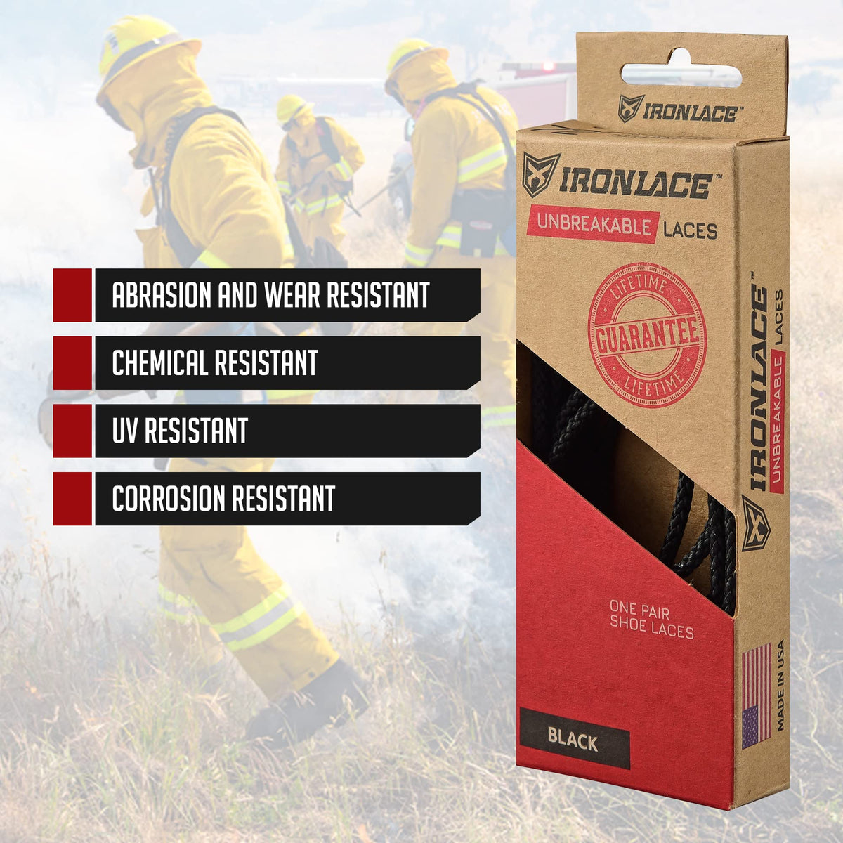 Waterproof Fire Resistant Bootlaces I915604