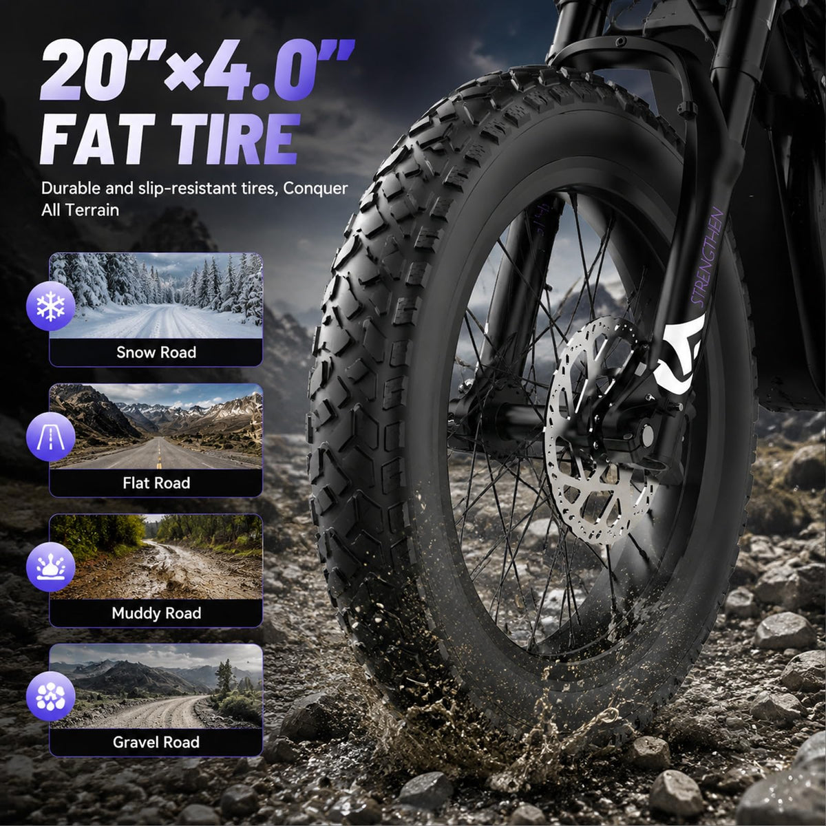 1500W Electric Bike with Pedal V122