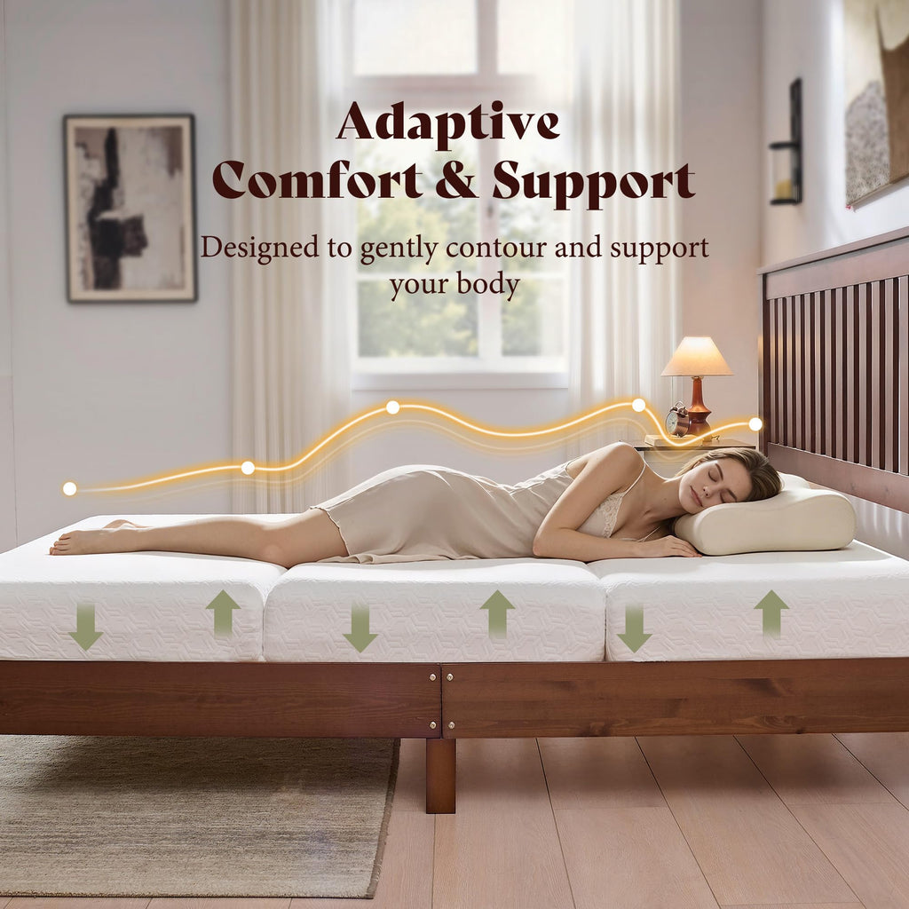 Queen Tri-Fold Memory Foam Mattress X403