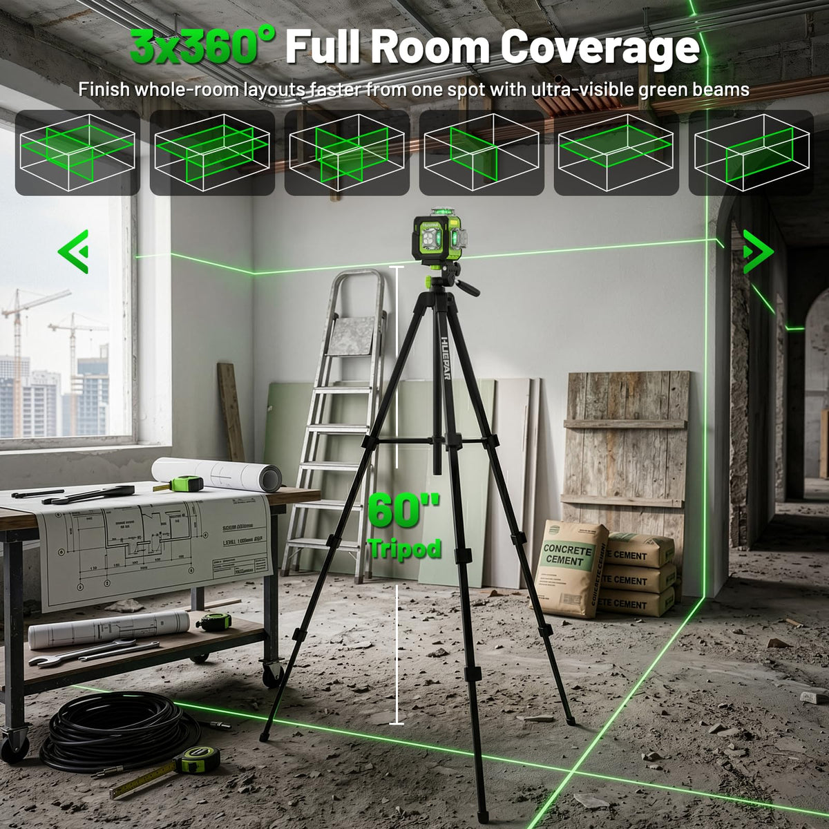 3D Laser Level 360° Self Leveling O425
