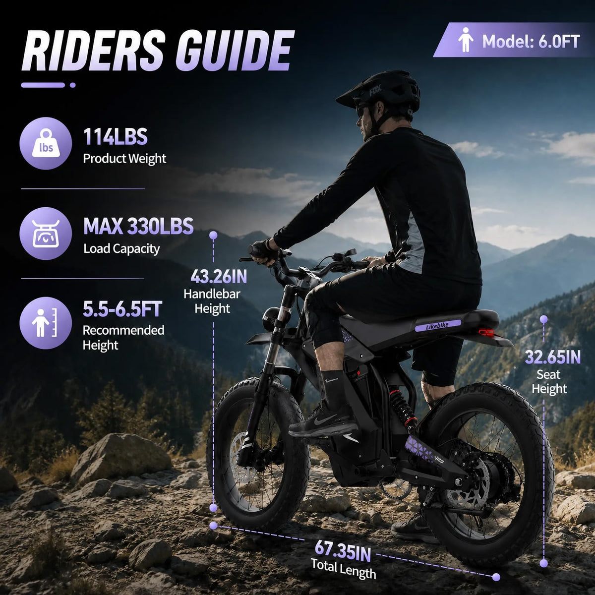 1500W Electric Bike with Pedal V122