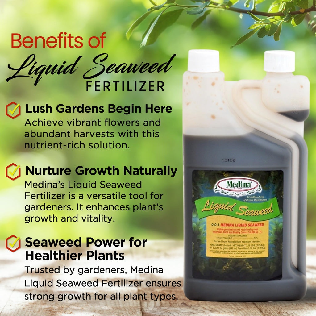 Liquid Seaweed Fertilizer 1 Quart Z106