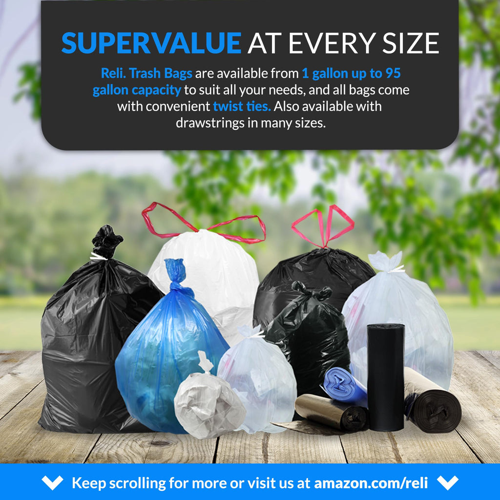 40 to 45 Gallon Heavy Duty Trash Bags E924