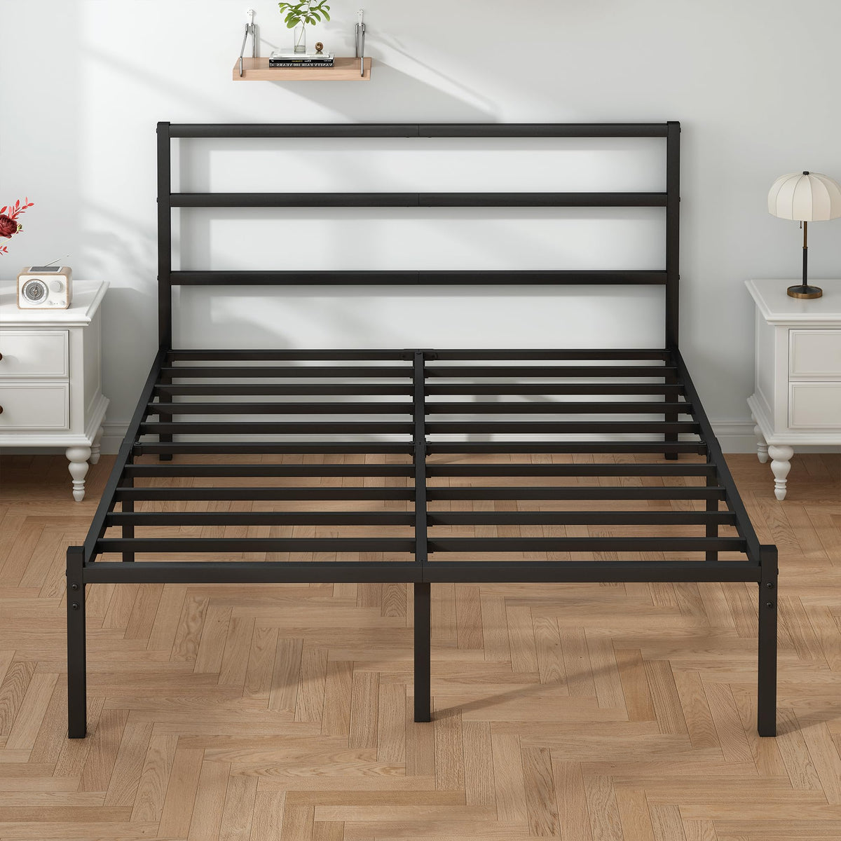 Black Full Size Bed Frame O4350