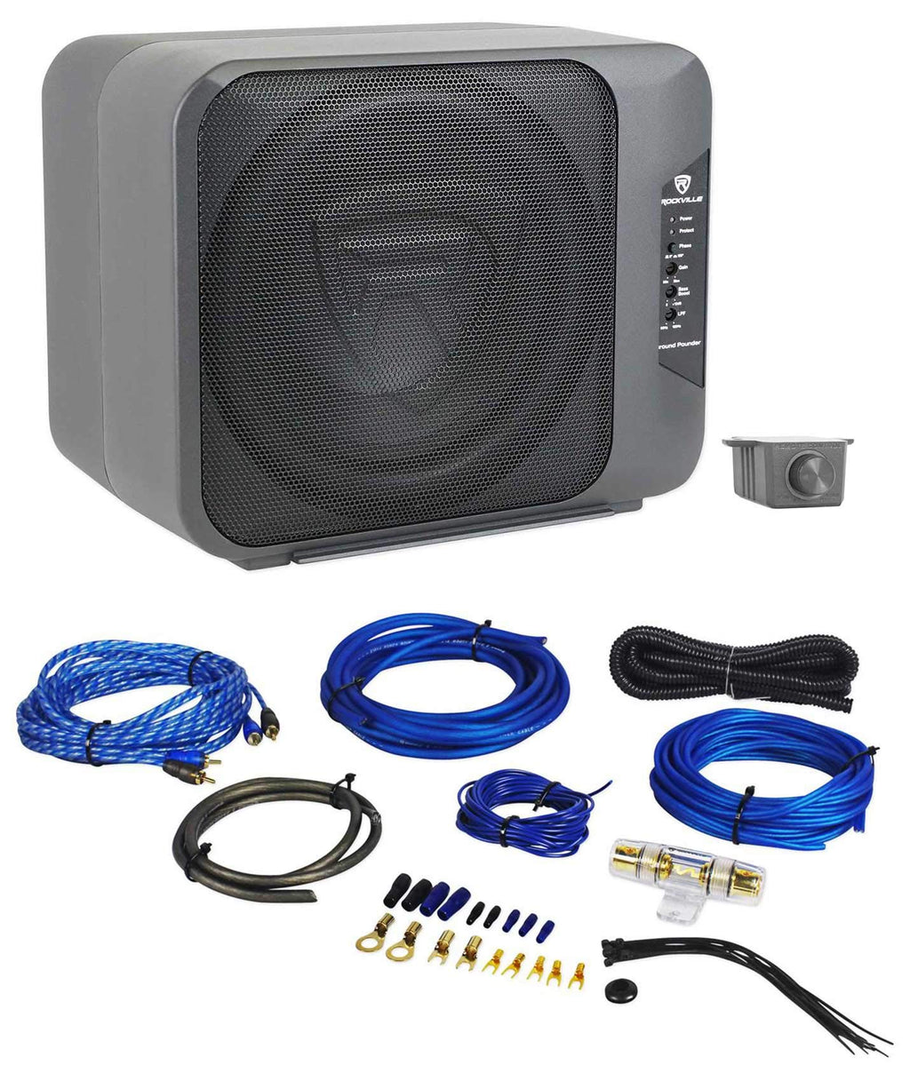 Dual 10.5" Powered Car Subwoofer S63771