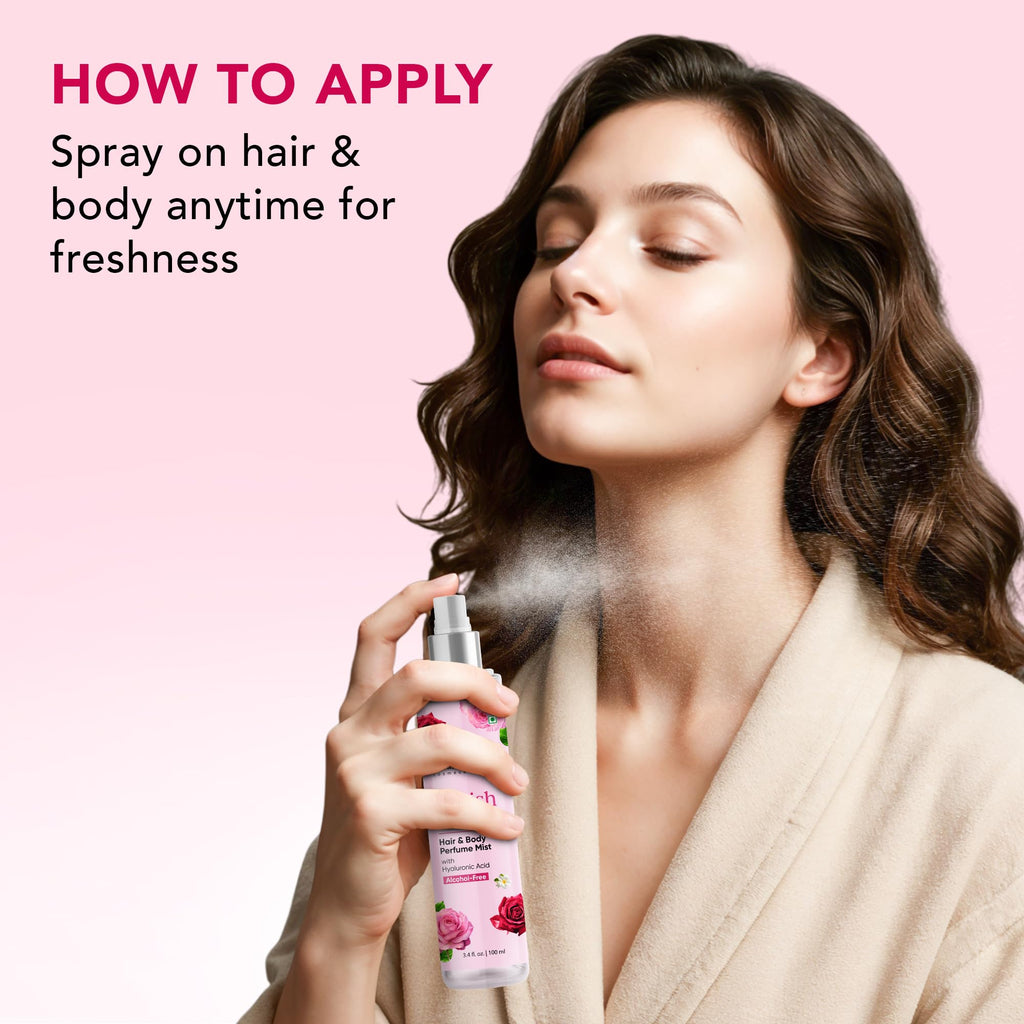 British Rose Body Spray & Hair Perfume 3.4oz P152