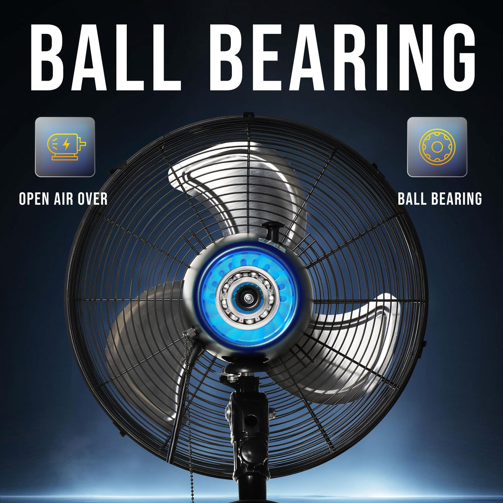 20 Inch High-Velocity Oscillating Wall Fan K23393