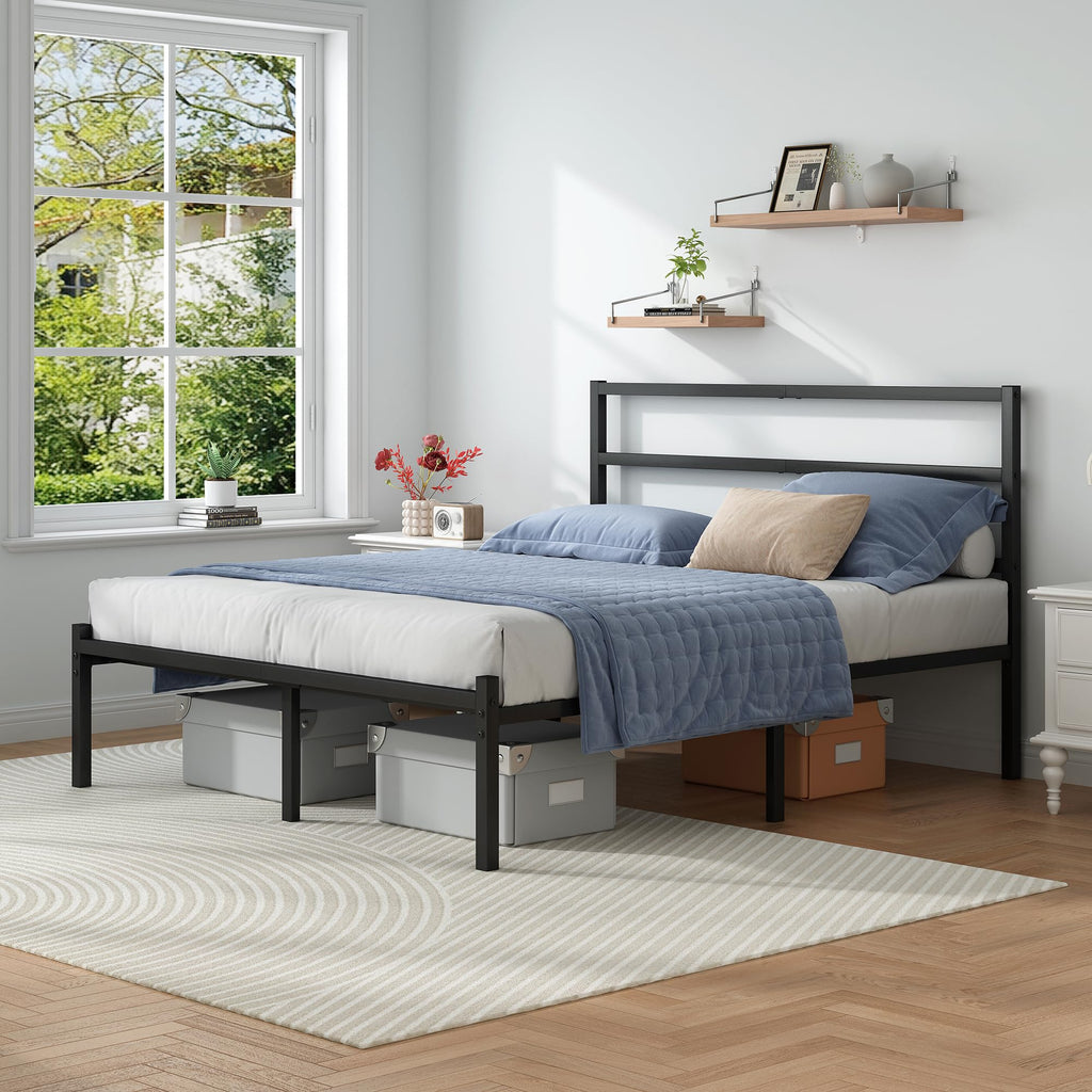 Black Full Size Bed Frame O4350