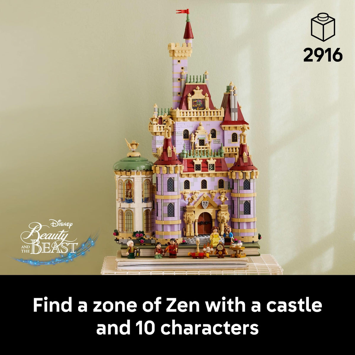 Disney Princess Beauty and The Beast Castle Building Set J408