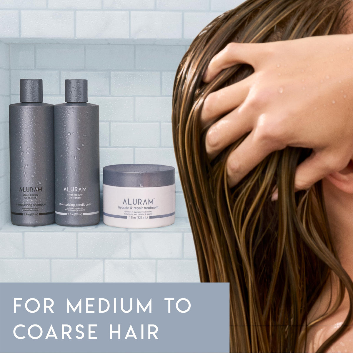 Coconut Water Based Moisturizing Hair Shampoo & Conditioner Set M912376