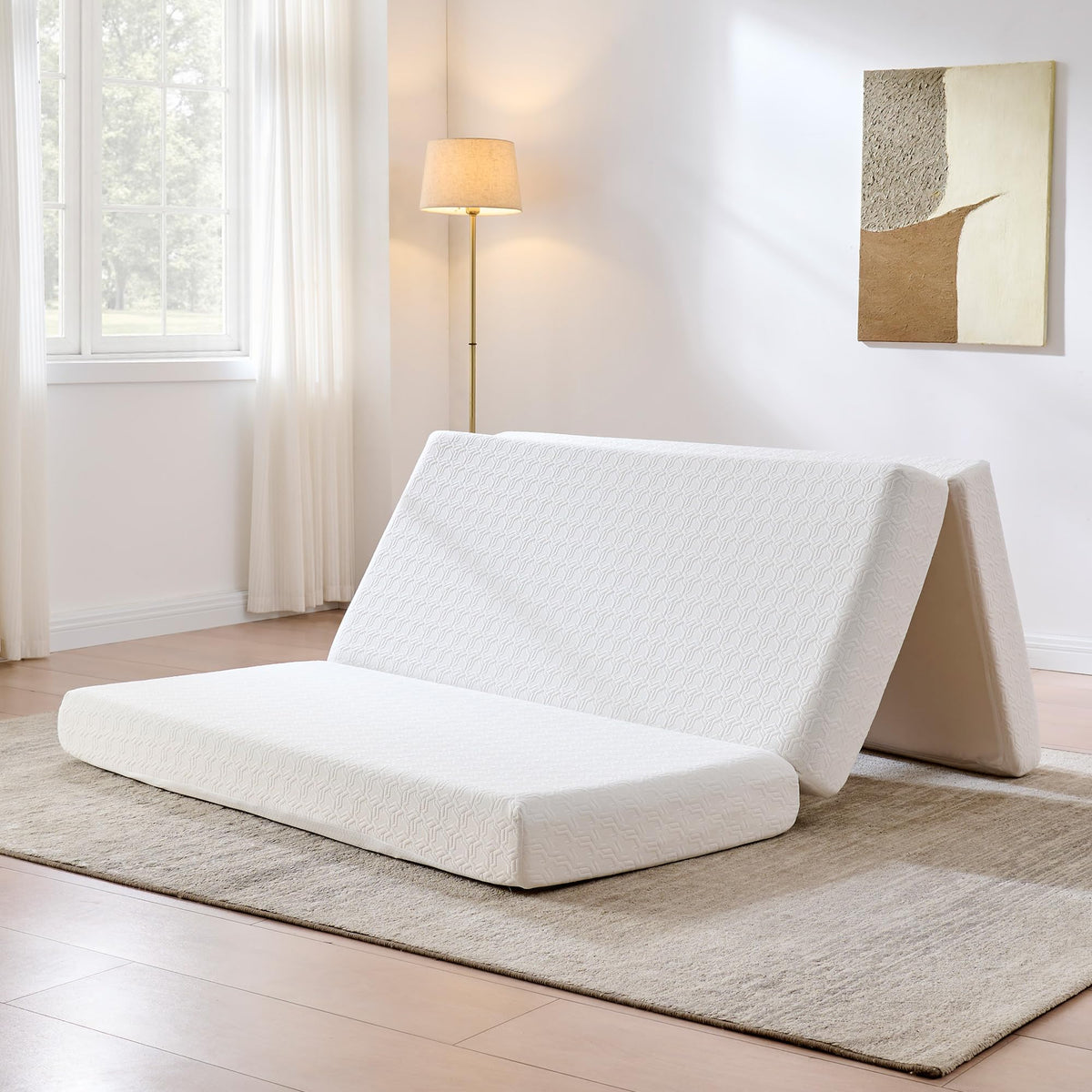 Queen Tri-Fold Memory Foam Mattress X403