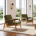 Boucle Upholstered Accent Chair Set of 2 T49139