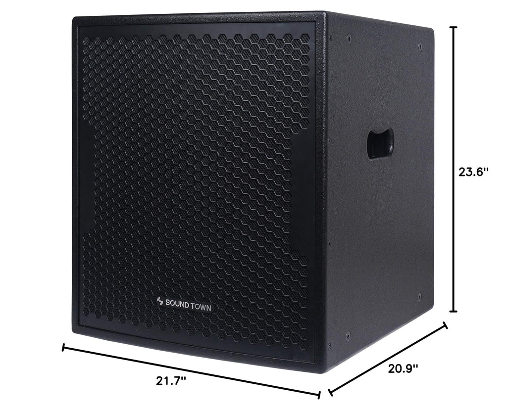 1600W 18" Powered Subwoofer with DSP T1489