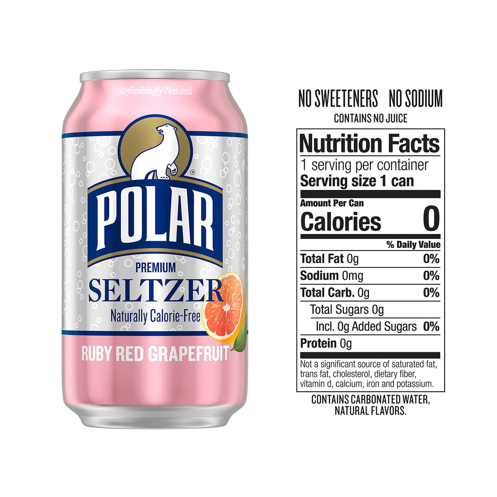 Ruby Red Grapefruit Seltzer Water 24 Pack E96902
