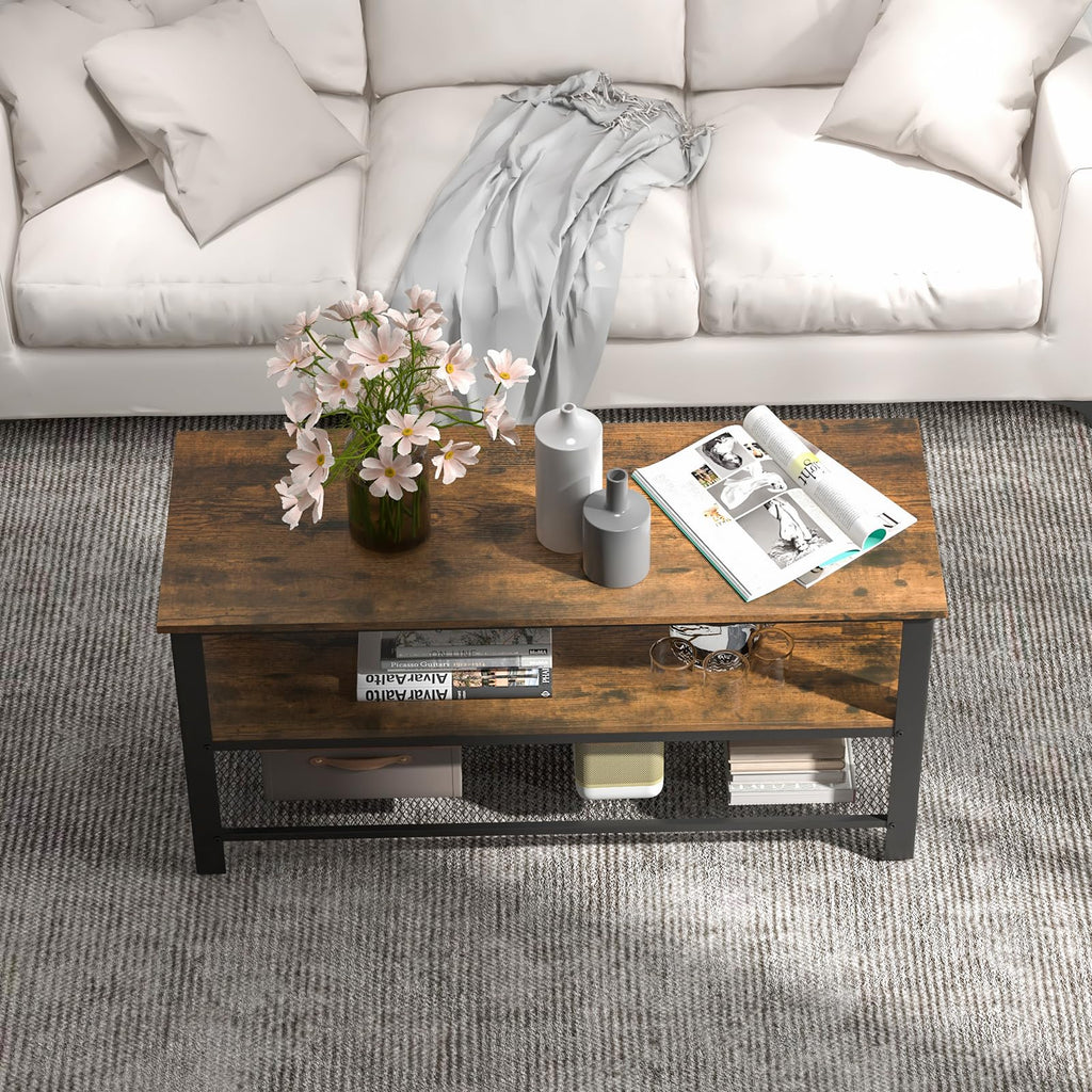 Small 3-Tier TV Stand with Power Outlets and USB Ports X139