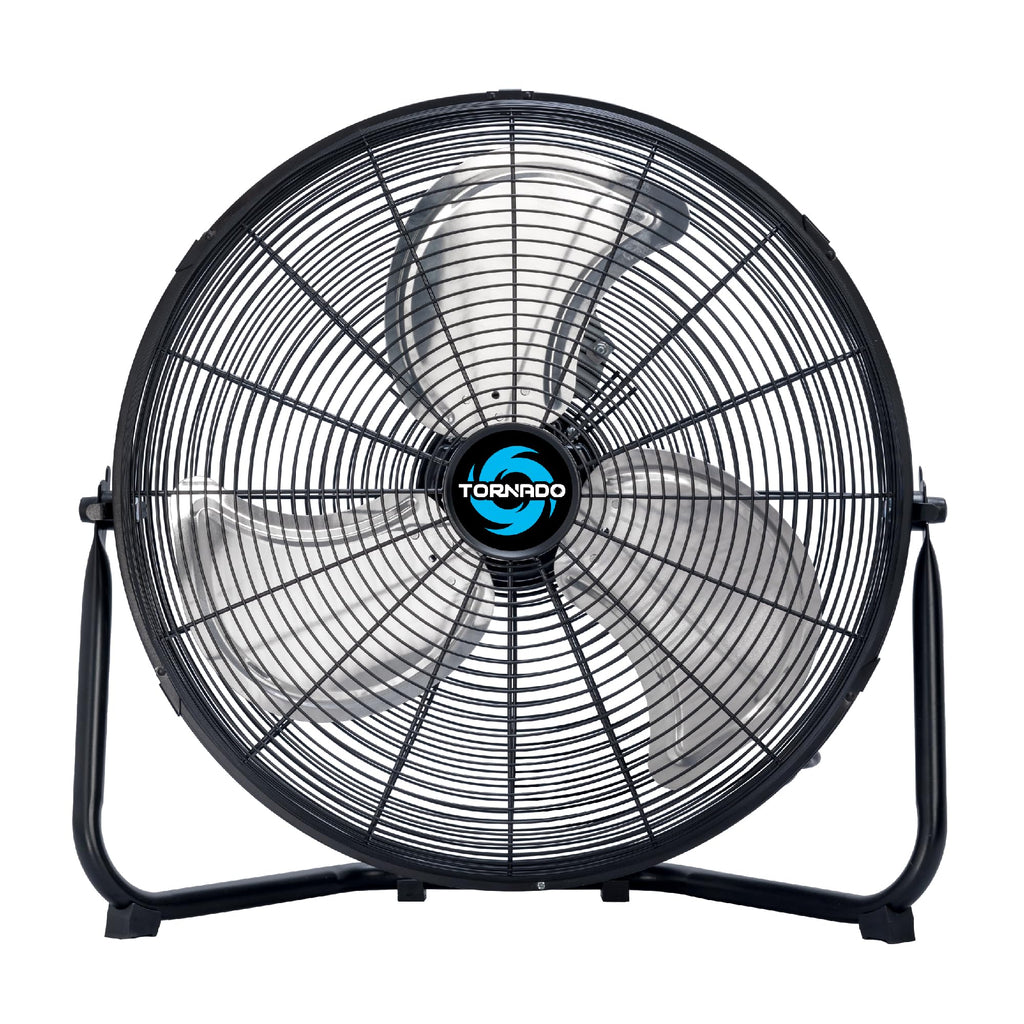 18" and 20" High Velocity Metal Floor Fans, 3-Speed F529