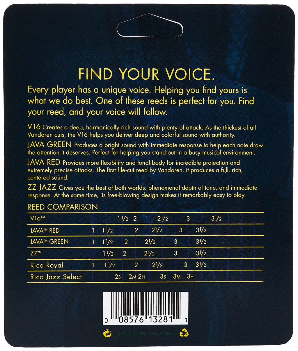Alto Sax Jazz Reed Mix Card Strength 2.5 D6903